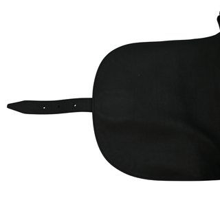 Black Fringe Festival Leather Backpack