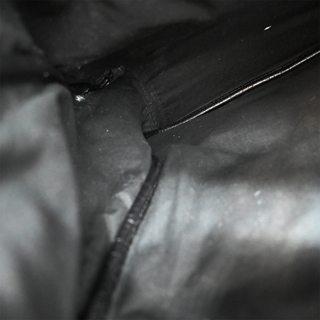 Black Fringe Festival Leather Backpack