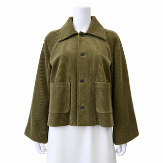 Artichoke Corduroy Cropped Chore Jacket