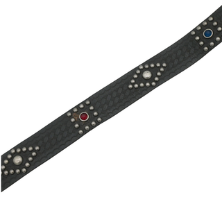 Tooled Embellished Leather Western Belt