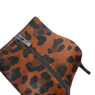 So Kate Booty Leopard Calf Hair Ankle Boots