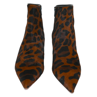 So Kate Booty Leopard Calf Hair Ankle Boots