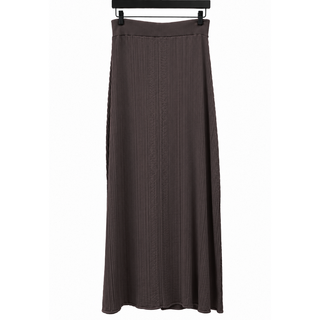 Centella Silk Ribbed Skirt