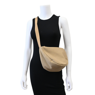 Khaki Nylon Slouchy Banana Bag