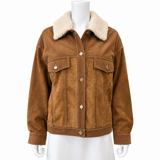 Journey Tobacco Brown Suede Jacket