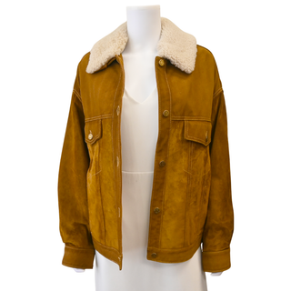 Journey Tobacco Brown Suede Jacket