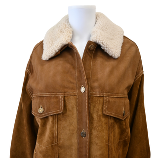 Journey Tobacco Brown Suede Jacket