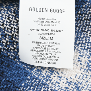 GOLDEN GOOSE | 3D Cotton Check Baguette Embroidered Overshirt Dress