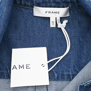 Blue Bow Tie Denim Shirt