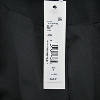 Ivan Crystal Black Satin Blazer