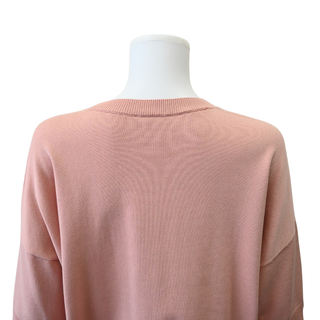 Peony Pink Pure Cotton Yarn Sweater