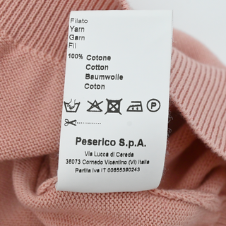 Peony Pink Pure Cotton Yarn Sweater