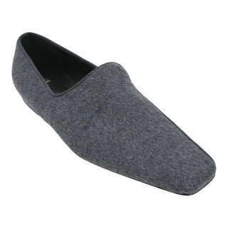 Grey Melange The Piped Loafers