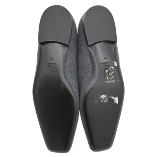 Grey Melange The Piped Loafers