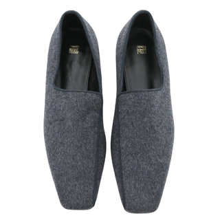 Grey Melange The Piped Loafers