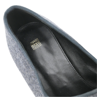 Grey Melange The Piped Loafers
