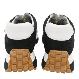 Valentina Mixed Leather Retro Sneakers