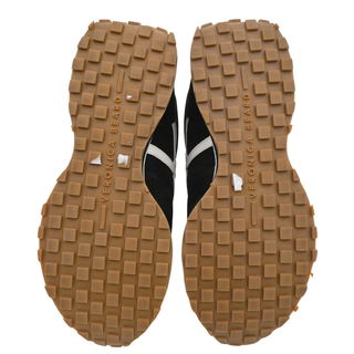 Valentina Mixed Leather Retro Sneakers