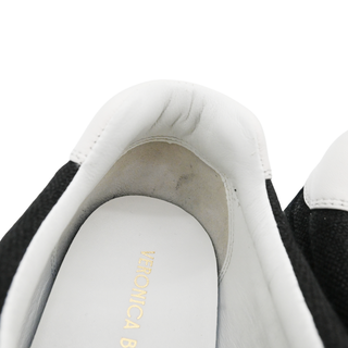 Valentina Mixed Leather Retro Sneakers