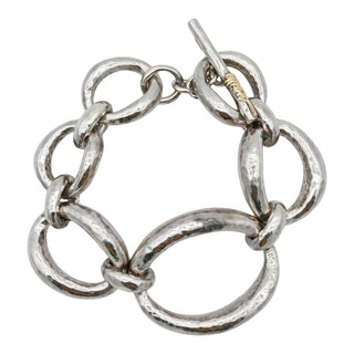 Classico Hammered Bastille Link Bracelet