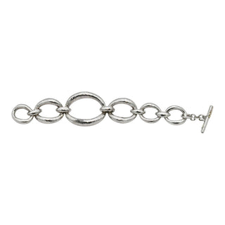 Classico Hammered Bastille Link Bracelet