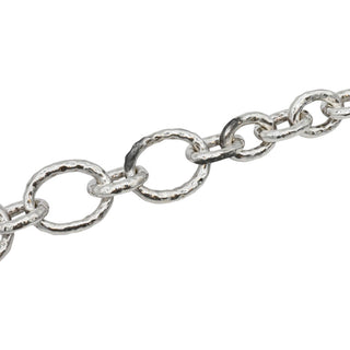 Classico Hammered Bastille Link Necklace