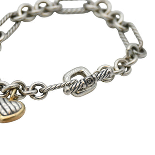 Cable Figaro Heart Bracelet