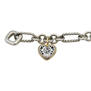 Cable Figaro Heart Bracelet