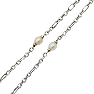 Pearl Figaro Chain Necklace
