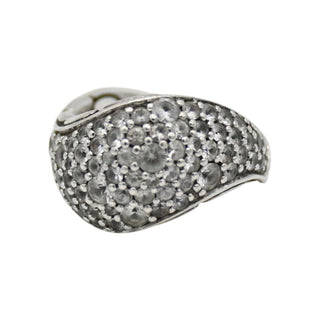 Kali White Topaz Flow Ring