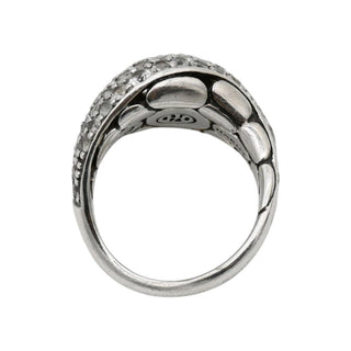 Kali White Topaz Flow Ring