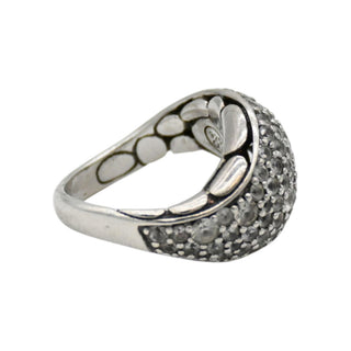 Kali White Topaz Flow Ring