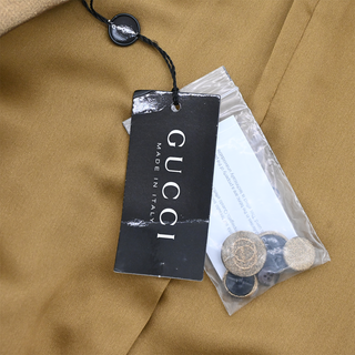 Metallic Gold Single-Breasted Blazer