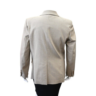 LAFAYETTE148 | Brown Micro Houndstooth One-Button Blazer