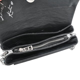 ZADIG & VOLTAIRE | Kate Metallic Silver Wallet Croco Bag