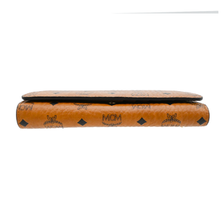 MCM | Aren Visetos Cognac Crossbody Wallet