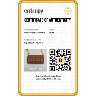 MCM | Aren Visetos Cognac Crossbody Wallet