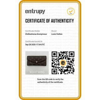 LOUIS VUITTON | Monogram Sarah Wallet