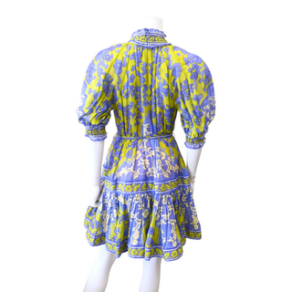 ZIMMERMANN | Floral Ramie Belted Midi Dress