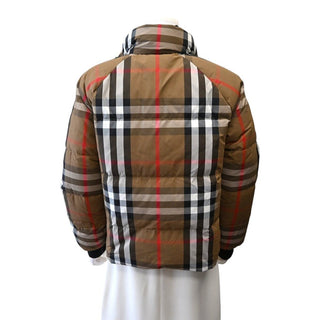 Reversible Black & Archive Beige Check Puffer Jacket