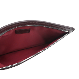 SMYTHSON | Deep Burgundy Leather Multi-Zip Case