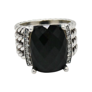 DAVID YURMAN | Wheaton Black Onyx & Diamond Ring