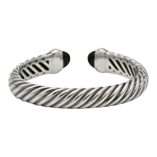 Waverly Black Onyx & Diamond 10mm Cuff Bracelet