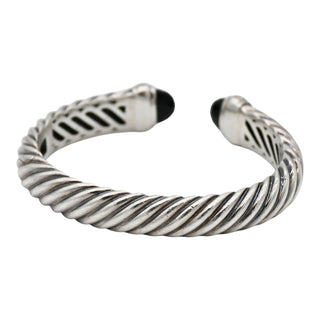 Waverly Black Onyx & Diamond 10mm Cuff Bracelet