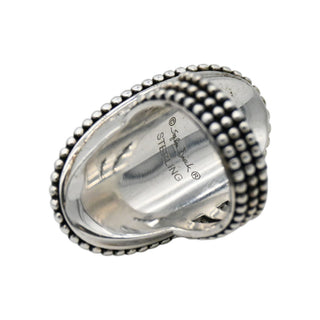 Crystal Quartz & Mother of Pearl Doublet Cocktail Ring