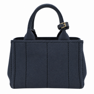 Baltic Blue Jardinière Small Cotton Canvas Handbag