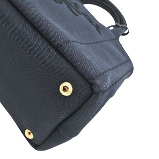 Baltic Blue Jardinière Small Cotton Canvas Handbag