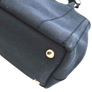 Baltic Blue Jardinière Small Cotton Canvas Handbag