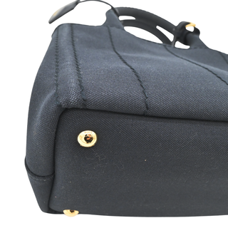 Baltic Blue Jardinière Small Cotton Canvas Handbag