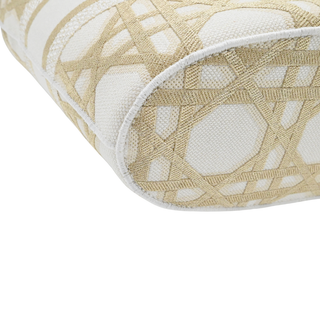 Cannage Embroidered Brocart Hat Basket Bag